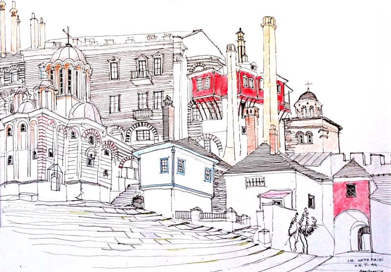 Sf.M.Vatopedi - Biserica