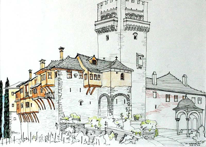 Sf. M. Karacalou - Turnul Negru