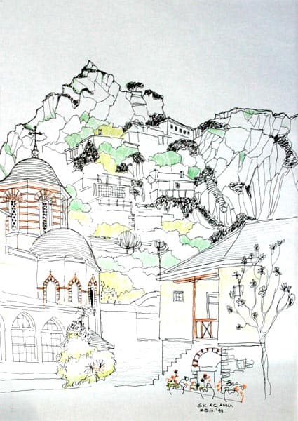 Skitul Sf. Anna - Biserica