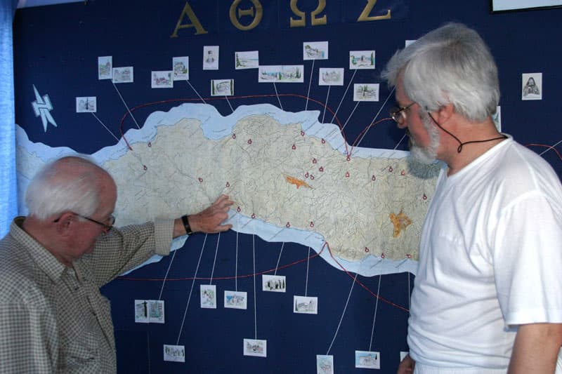 Arhit. Dan Corneliu şi ing. Eugen Tiron, realizatorii expoziţiei