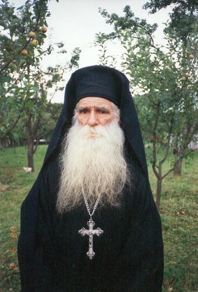 Părintele ELEFTERIE în livadă